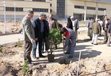 گزارش تصویری مراسم روز درخت کاری و تقدیر از نیروهای باغبانی دانشگاه
